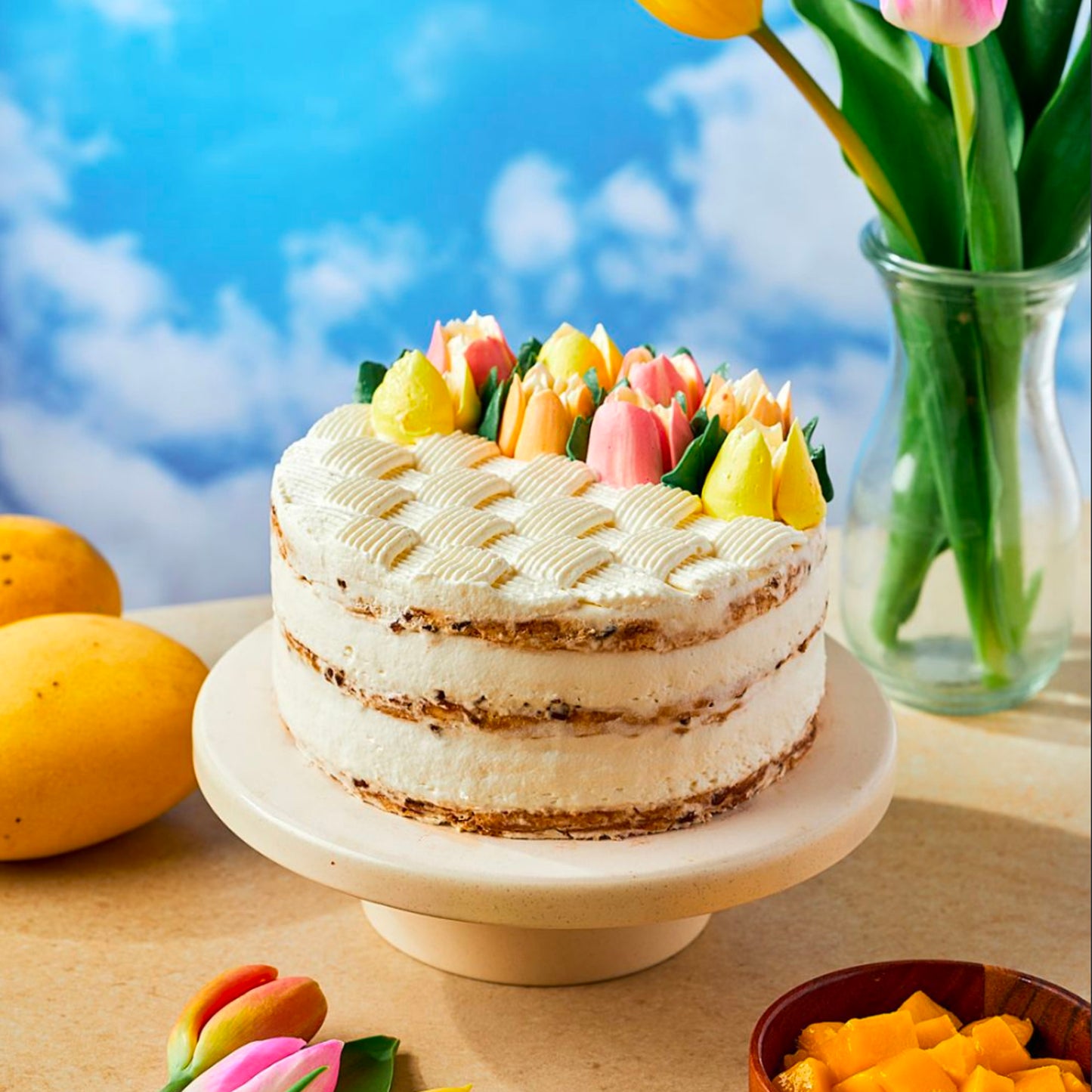 Mango Meringue Bloom